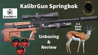 Kalibrgun Springbok in 55mm Unboxing amp Review [upl. by Adlemy]