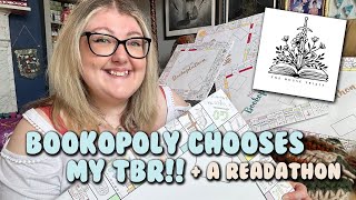 BOOKOPOLY CHOSE MY CHUNKY AUGUST TBR FT BATTLEATHON 💫  Literary Diversions [upl. by Ilyak]