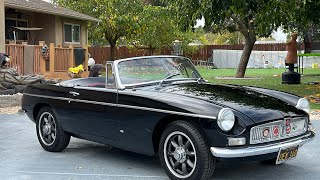 Sold 1967 MG B roadster convertible CALL 9168567931 or VICTORYLAPCLASSICSNET [upl. by Gnoy]