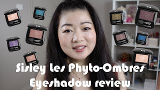 SISLEYPARIS NEW Les PhytoOmbres Eyeshadows Review  Swatch [upl. by Leyameg]