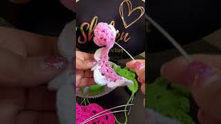 Armando rosas combinadas crochet hechoamano hechoconamor flores diy diycrochet rosas [upl. by Quill]