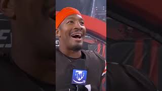 Jameis Winston’s pre game interview before the Steelers game fyp football clevelandbrowns [upl. by Johiah]