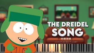 The Dreidel Song from South Park Piano cover and Karaoke [upl. by Azitram]