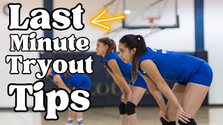 Last Minute Tips For Making The Volleyball Team [upl. by Aicela]