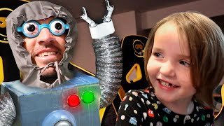 ROBOT DAD vs NiKO BEAR Choose a Slide Challenge Playing crazy new Roblox Games together part 1 [upl. by Oicor]