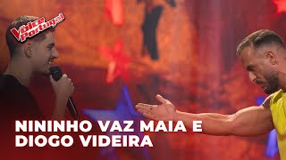 Nininho Vaz Maia e Diogo Videira  quotFoste Emboraquot  Provas Cegas  The Voice Portugal 2024 [upl. by Rowan529]