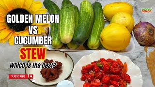 Tried the Viral Cucumber Stew VS Golden Melon Stew See what we Prefer cucumberstew newrecipe [upl. by Siroved262]