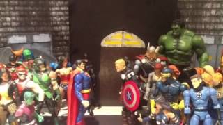 Marvel vs Dc Stop Motion Clash Of Two Worlds [upl. by Ennasor]