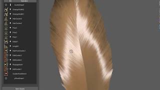 Quick Demo Using Ornatrix s Propagation operator to generate a feather [upl. by Voorhis]