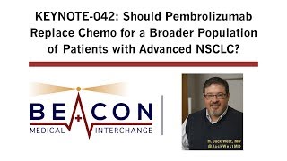 KEYNOTE042 Should Pembrolizumab Replace Chemo for Broader Population with Adv NSCLC BMIC038 [upl. by Cedell875]