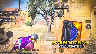 🔥POCO F4 GAMEPLAY TEST IN THE 31 NEW UPDATE 🥵  Smooth  Extreme  PUBG GAMEPLAY  5fingers  gyro [upl. by Ahsinuq]