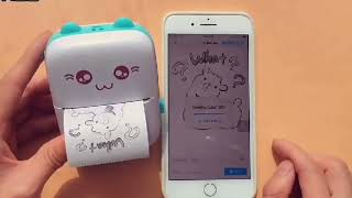 Bansal Mini Pocket Printer Gifts for kids Portable Thermal Printer PHOTONotesQR Codes [upl. by Eecyal]