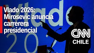 Vlado Mirosevic anuncia candidatura presidencial y es cuestionada por el oficialismo [upl. by Airdnoed]