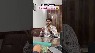 First interview 😂😂comedy youtubeshorts funny entertainment comedyfa [upl. by Rengaw]