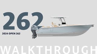 Open 262 Center Console  2024 Walkthrough [upl. by Charleen241]