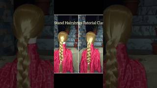 3 Stand Hairstyle Tutorial Class shorts ytshorts hairstyle [upl. by Nalyad]