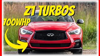 Z1Motorsports23 new VRX70 Q50 Q60 Z turbos [upl. by Aicenav]