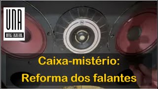 Caixa mistério  Parte 2  Recondicionando os falantes [upl. by Hoopen]