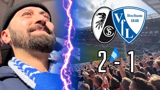 TRAUMTOR ABER KEIN HAPPY END  STADION VLOG  FREIBURG VS BOCHUM [upl. by Samohtnhoj]