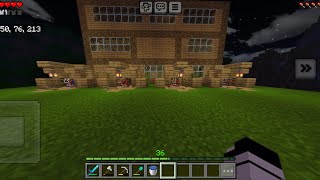 Making houses for my dogs minecraft survival series [upl. by Galateah]