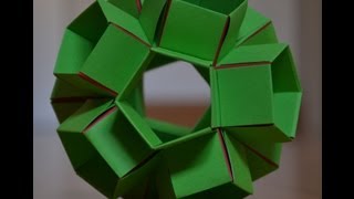 Kusudama Dodecaedro Modulo Heinz Strobl [upl. by Iinden]