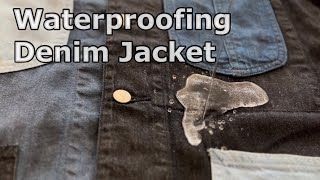 Waterproofing a Denim Jacket Step by Step Guide [upl. by Norbel]