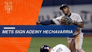 Adeiny Hechavarria signs a Minor League deal with Mets [upl. by Dian]