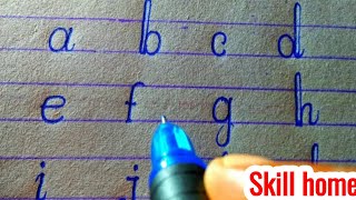 English Handwriting Practice  How to Write Small Letters Alphabet AZ [upl. by Lil]