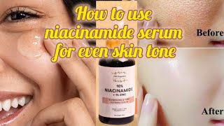 FW Organics Niacinamide Serum Review  Brighten Even Skin Tone amp Reduce Pores Naturally [upl. by Aneetsirhc]