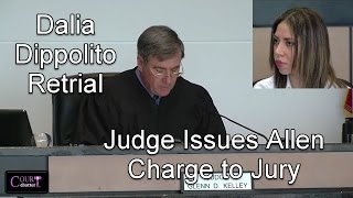 Dalia Dippolito Retrial Judge Issues Allen Charge to Jury 121416 [upl. by Tnarud700]