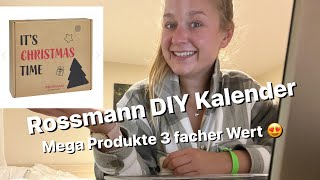 Rossmann DIY Kalender Unboxing und Meinung [upl. by Ahsimaj332]