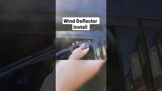 Wind Deflector Install [upl. by Ahker]