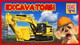 How Do Excavators Work  Learn About Excavators and Hydraulics for Kids [upl. by Biddick497]