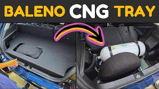 NEXA BALENO CNG TRAY INSTALLATION 🔥 📞 6268777684 [upl. by Belden]