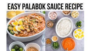 HOW TO MAKE PANCIT PALABOK THE EASY WAY  Riverten Kitchen [upl. by Ethelda]