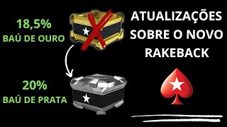 NOVAS INFORMAÃ‡Ã•ES SOBRE O NOVO MODELO DE RAKEBACK DO POKERSTARS [upl. by Relyhs]