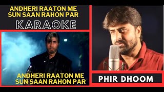 Andheri Raaton Me  Shahenshah Movie  Original Crystal Clear Karaoke With Scrolling Lyrics [upl. by Bouldon598]