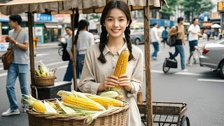 街头卖玉米的女孩，真实身份竟是亿万富豪的女儿！🥰 中国电视剧  胡杏儿 [upl. by Rubenstein]