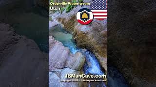 ORDERVILLE WATER STREAM Water Flow in Utah USA JBManCavecom Shorts [upl. by Annavas]