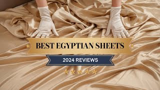 Top 5 Best Egyptian Sheets Reviews of 2024 [upl. by Nnayram]