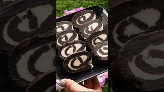 Oreo roll chocolate oreo youtubeshorts shorts viral trending food recipe youtube ytshorts [upl. by Oirretno]