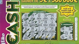 GRATTAGE CASH GAGNANT LE LUNDI 13 FEVRIER 2017 [upl. by Valina]