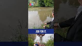 Feargal Sharkey tests the water to see how toxic the River Avon is  LBC [upl. by Shulins]