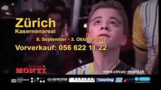 Circus Monti – «Monti 2010» – Spot Zürich [upl. by Greyso977]