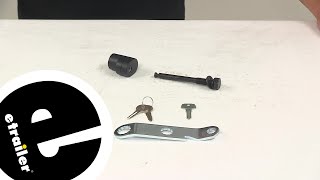 etrailer  Thule Hitch Locks  Rack Specific AntiRattle Lock  THSTL2 Review [upl. by Rew655]