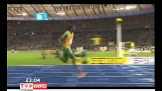 USAIN BOLT 200m rekord PL [upl. by Reid]