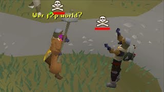 Pretending to be a F2P Pker [upl. by Aroled952]