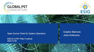 GPSTESIG Webinar Series Open Source Tools for System Operators [upl. by Isoais703]