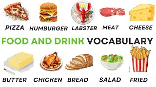 English Vocabulary 100  Food and Drink Vocabulary  LEARN ENGLISH [upl. by Nada478]