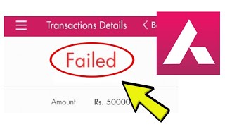 How To Fix Axis Mobile App Transaction Failed Problem Solved [upl. by Whall]